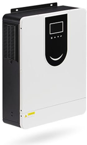 Onduleur hybride 6200W 48V DC vers 220V/230V AC avec contrôleur solaire MPPT 120A, onduleur à onde sinusoïdale pure pour panneau solaire de maison, camping-car, hangar, entrée PV 60-450 V DC