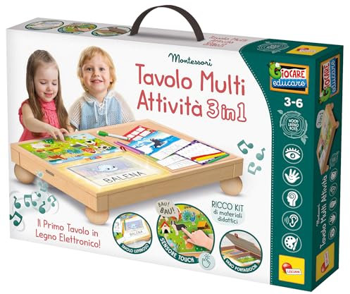 Liscianigiochi Montessori Holztisch für Aktivitäten