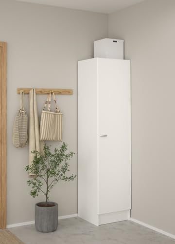 Bissolo Casa Armadio MOD. Focus CM 49,2X47 H.200 Bianco Opaco