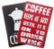 SEWOART Metall-wanddekoration Vintage-kaffee Eisen-poster Wandkunst Zum Aufhängen Gemälde Ornamente Für Zuhause Und Küche