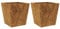 vidaXL Fioriere da Giardino 2 pz 40x40x40 cm in Acciaio Corten, fioriera, fioriera da Patio, Vaso Fiori da Esterni, fioriera da Esterno
