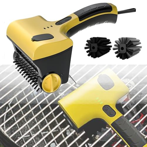 twostronking Kabelloser Grillreiniger, Eingebauter 2600-Mah-Akku, Mit Abnehmbarem Bürstenkopf Und Wassertank, 280–320 U/Min, Geeignet Zum Reinigen Von Fliesen, Herden Und Spülbecken