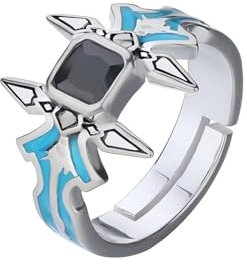 kakazoomm eu Anime Sword Art Online SAO Kirigaya Kazuto Schwert Ring Cosplay Ringe Prop Geschenk Einstellbare Schmuck