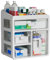 Buithafu Hausapotheke Schrank, 4-Tier-Schublade-Typ Medizin Box, Medikamenten Aufbewahrung, Groß Medikamentenbox, Medizinische Lagerung Container für Home Office Dorm