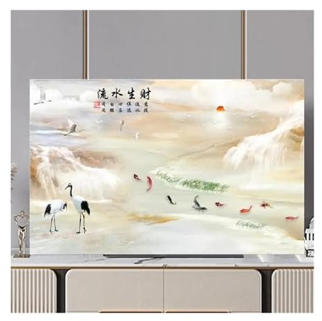 CQJJXKYC Outdoor TV Cover TV Covers Outdoor Television Hood TV Dust Cover Cloth 32-75 Inch Cute Fashion European Style Monitor Cover Protect LED Screen(10,42-43inch(102x63cm))