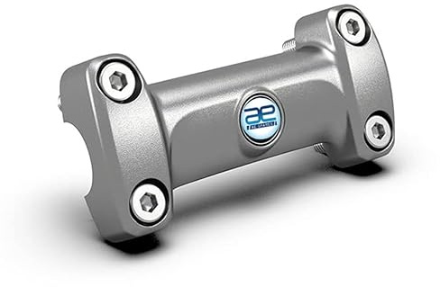 AEspares Silver Handlebar Clamp Compatible With Royal Enfield Super Meteor 650 KXA00220