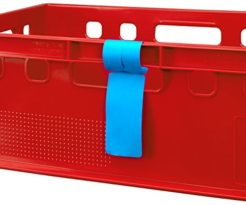 1000 Stück Schlaufenetiketten 50 x 248 mm, blau