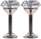 VORCOOL 2 ganci per tende a diamante, per porta, parete, con nappe (argento)