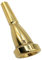 Trompetenmundstücke für Yamaha oder Bach Conn King Trompete (3C, Gold)