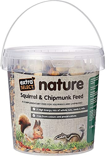 Extra Select Squirrel & Chipmunk Feed In Bucket 1ltr