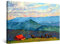 Startonight Impression Sur Toile Peinture Paysage Rural Classique, Tableau Abstrait Encadrée- Decoration Murale Salon Moderne - Image sur Toile - 60 x 90 cm Idée Cadeau Élégante et Originale