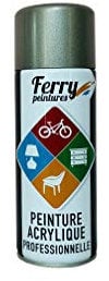 Bombe de peinture Argent - 400ml - Qualité Professionnelle - Ferry