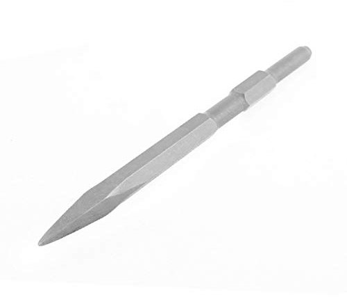 New Lon0167 13mm Round Featured Drill Hole Electric Reliable Efficacy Hammers Point Chisel Gray 26cm Length(id:fa2 EB 65 0c5)