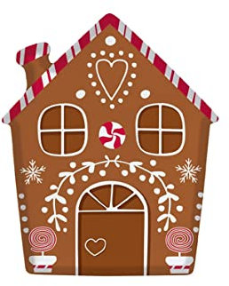 EASY LIFE PIATTO RETTANGOLARE CM 21X25,5 FORMA MAIO PINO DI EPICE IN CONFEZIONE REGALO
