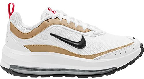 Nike Damen Air Max AP Sneaker, White/Black-Metallic Gold-Univ, 36.5 EU