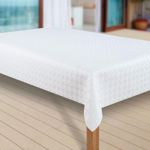 Tischdecke Molton Tischläufer Tischpolster Tischschoner Tischunterlage PVC abwaschbare Tischdecke Wasserabweisend Schutz |79|, Muster:Molton, Größe:90x120 cm