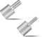 YiePhiot Mini Projector Mount Screw Thread Adapters Converters Female 6.35 mm to Male 3.9mm or 5.9 mm Screws Adapter Fit for Most Projector Mount Camera Tripod Stand (2Pcs)