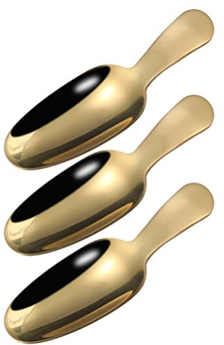 Cabilock 3 Pz cucchiaio da dessert cucchiai d'argenteria accessori per il tè cinese accessori per bar miniescavatore cucchiai da cucina stoviglie per la casa chicchi di caffè caviale dolce