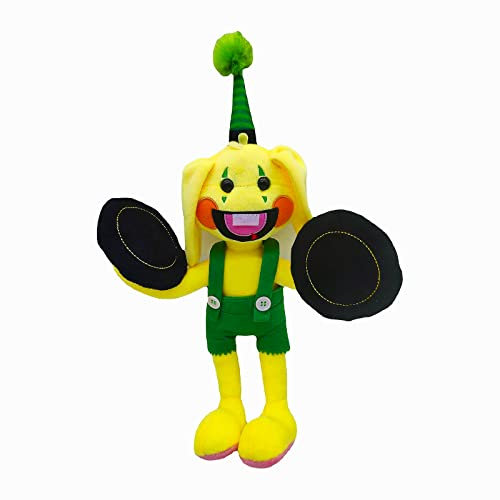 Piucrty Bunzo Bunny Wuggy Plush Doll XXL Plüschtier Das Neue Süß Spielzeug Spiel Happy Smile Cute Plüschtiere Plushie Groß Friendly Adventskalender Geschenk FÜR Kinder Ostern (15.7INCH/40CM)