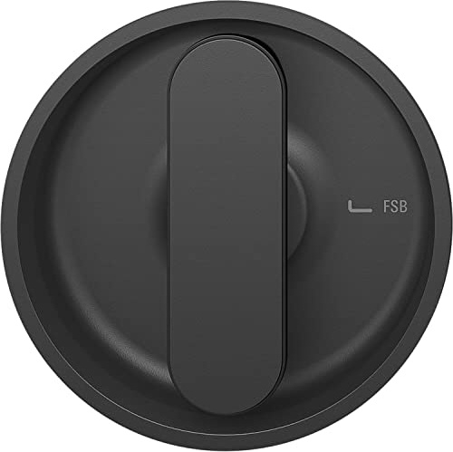 FSB Schiebetürmuschel 42 4264 rund, Aluminium schwarz matt