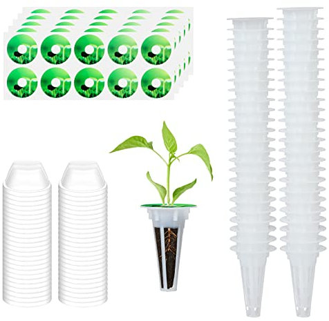 Contenitore idroponico per piante da 150 pezzi, sistema di piantagione idroponica, fori di drenaggio, vasi da giardinaggio per piante e piante, colore B
