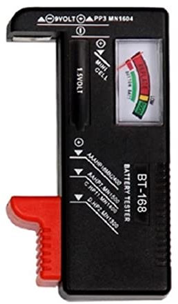 Digital Battery Tester LCD Display AA/AAA/9V/1.5V Button Cell Battery Capacity Check Detector Capacitance Diagnostic Tool
