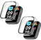 Braleto 2 Piezas Fundas Compatible con Redmi Watch 3 Lite/Redmi Watch 3 Active, Todo Alrededor Anti-Scratch Shockproof Bumper Cover (clear+clear)