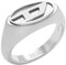 DIESEL Herren-Edelstahl-Signet Ring, DX14750409
