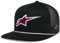 Alpinestars Herren Orion Trucker Hat Baseballkappe, Schwarz/Schwarz, One Size