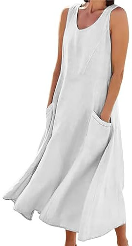 Offerte Day Prime 11 12 Luglio Vestito Lungo Estivo Curvy Vestiti Estivi Donna Mare Abito Lungo Cocktail Abiti da Casa Taglie Forti Vestiti Eleganti Online Clearance Items