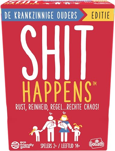 Goliath Shit Happens Eltern Edition, Kartenspiel für Personen ab 14 Jahren, Gesellschaftsspiel ab 2 Spieler
