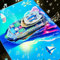 CNLITIHEKA Musik Kreuzfahrtschiff Pop Up Karte, Licht Musik Papa Geburtstagskarten, 3D Vatertag Karte, Musik Pop Up Geburtstagskarte, Happy Jubiläum Karte, für alle Gelegenheiten mit Umschlag.