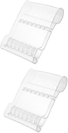 Baluue 2ensembles Support De Ciseaux Transparent Professionnel Rangement Pratique Pour Salon De Coiffure Étagère à Ciseaux Pour Coiffeurs Et Accessoire De