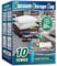 Oumaru Vacuum Storage Bags for Clothes, 10 Pack Vacuum Bags, Space Saver Bags for Clothes, Duvets and Pillows, Hand Pump Included (Jumbo)
