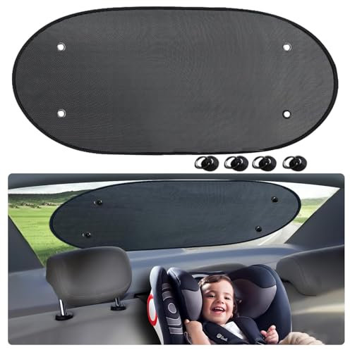 JAONLD Pare Soleil Voiture avec 4 Ventouse,Bébé Bloquer Les Rayons UV et la Chaleur,Pare Soleil Voiture Latérales et Arrière pour Enfants Adultes et Animal Domestique
