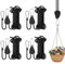 Yunlaishaocer 4 pièces Corde à Cliquet avec Crochet Réglable,2M Cliquet de Poulie à Corde Réglable 1/8 Pouces Rope Ratchet,Nylon Escalade pour Camping, Tente,Bâche,Randonnée,Suspension