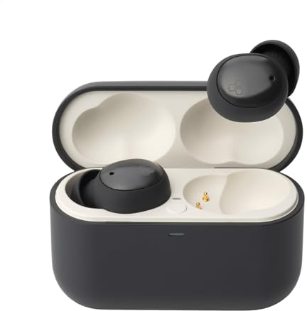 Final ZE500 - Auriculares inalámbricos ASMR Ultra pequeños, recomendados para dormir (gris oscuro)