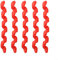 Weiche Spiral-Silikon-Gummihüllen für Fahrradrahmen, effektive Vibrationsdämpfungslösung (rot)