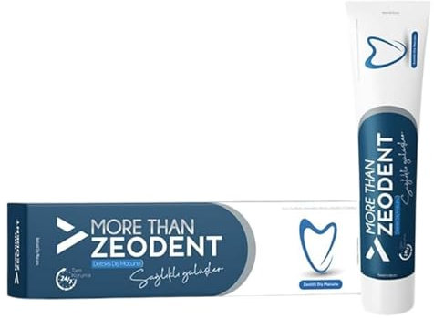 Generisch More Than Zeodent Zahnpasta 100g – Fluoridfrei, ohne SLS, natürliche Zahncreme mit Zeolith, Menthol & Zinkchlorid – Für Erwachsene & Kinder geeignet