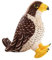 AQCQDQ Adler Kuscheltier, Simulation Adler Puppe Plüsch Spielzeug, Falke Plüschtier, Vogel Stofftier Plüschpuppe Kognitive Ornamente für Kinder, Foto-Requisiten (18 cm)
