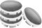 4 tapacubos centrales para llanta de Coche, ABS, 56 mm, Accesorios para Coche