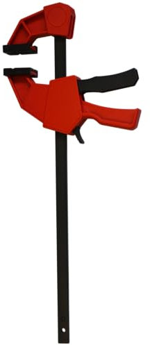 Surebuild UK Heavy Duty Bar Clamp, 150mm to 900mm, 80mm Throat Depth, 135kg Clamping Force (150mm)