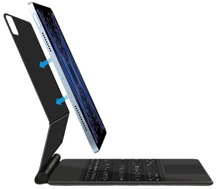 Compatibile for iPad 11 2025 A3354 A3355 10a Generazione Magic Keyboard Folio Cover Multi-Touch retroilluminata(iPad A16 11 2025)