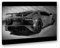 deyoli luxuriöser roter Lamborghini Effekt: Schwarz/Weiß Format: 60x40 als Leinwand, Motiv fertig gerahmt auf Echtholzrahmen, Hochwertiger Digitaldruck mit Rahmen, Kein Poster oder Plakat