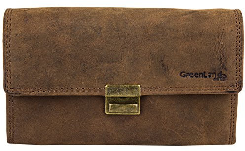 Greenland Nature Montenegro Kellnerbörse Geldbörse RFID Leder 16,5 cm