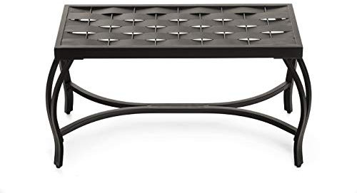Mango Steam Sitzbank Mit Geflochtenem Design, Bronzefarben/Schwarz
