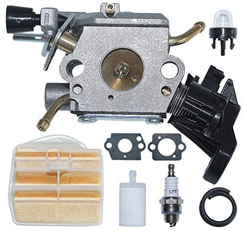 AUMEL C1M-EL37B Kit de línea de filtro de combustible de aire del carburador para Husqvarna 445 450 445E 450E Motosierra Reemplaza 506 45 04-01.