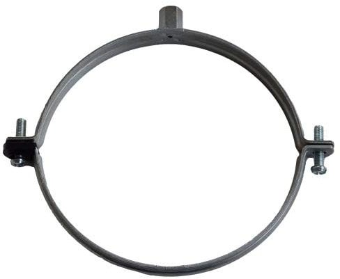 qpool24 - 2 Stück - Maxi Schraub-Rohrschelle/Halter/Befestigung •129-157mm •Festpunkt ohne Einlage Größe 129-134 mm