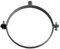 qpool24 - 2 Stück - Maxi Schraub-Rohrschelle/Halter/Befestigung •129-157mm •Festpunkt ohne Einlage Größe 129-134 mm