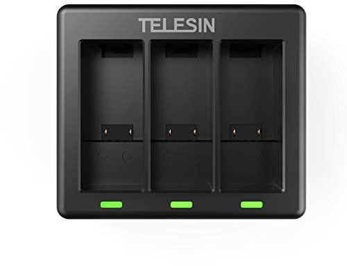 Chargeur de Batterie Triple 3 canaux avec Deux Kits de Batteries Hero 9 pour GoPro Hero 9